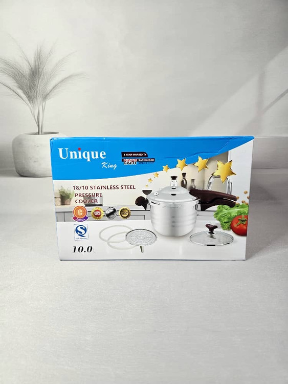 زودپز یونیک- ظرفیت 10 لیتری دو درب اصلی- مدل UQ2026